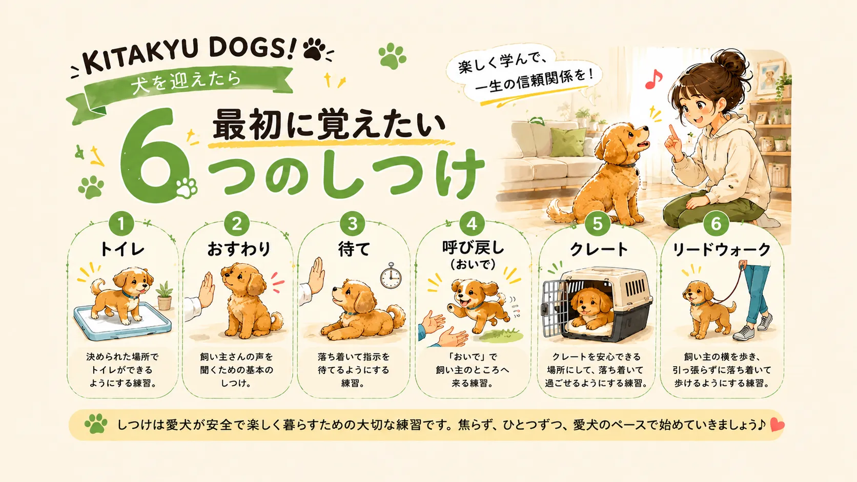 犬のしつけ